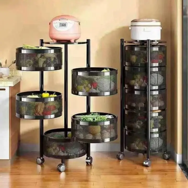 Round Rotating Fruit rack