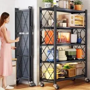 5 Tier Kitchen Foldable Rack