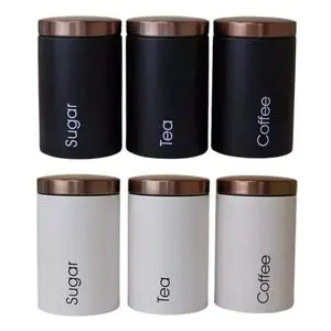 Tea, sugar & coffee canisters