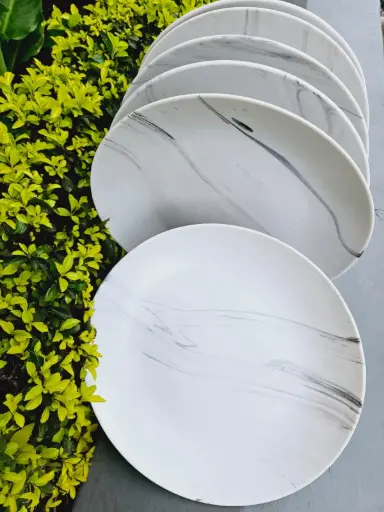 Round Marble Plate #002