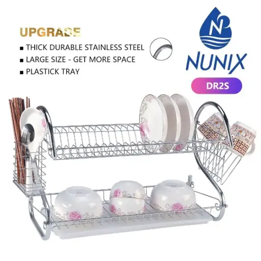 Stainless Steel 2-tier dishrack