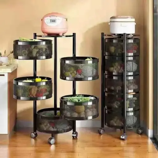 Round Rotating Fruit rack