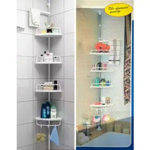 Four Layer Multi Cornershelf Bathroom Organizer