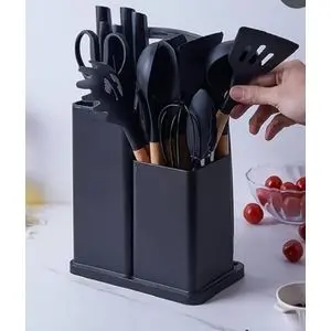 19PC Heat Resistant Silicone spoon set