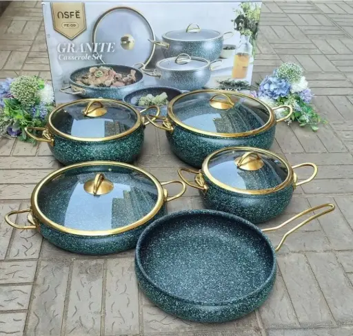9PC Granite Cookware